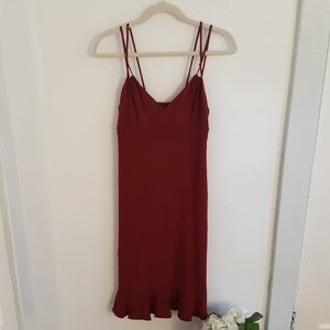 BCBG merlot cocktail dress